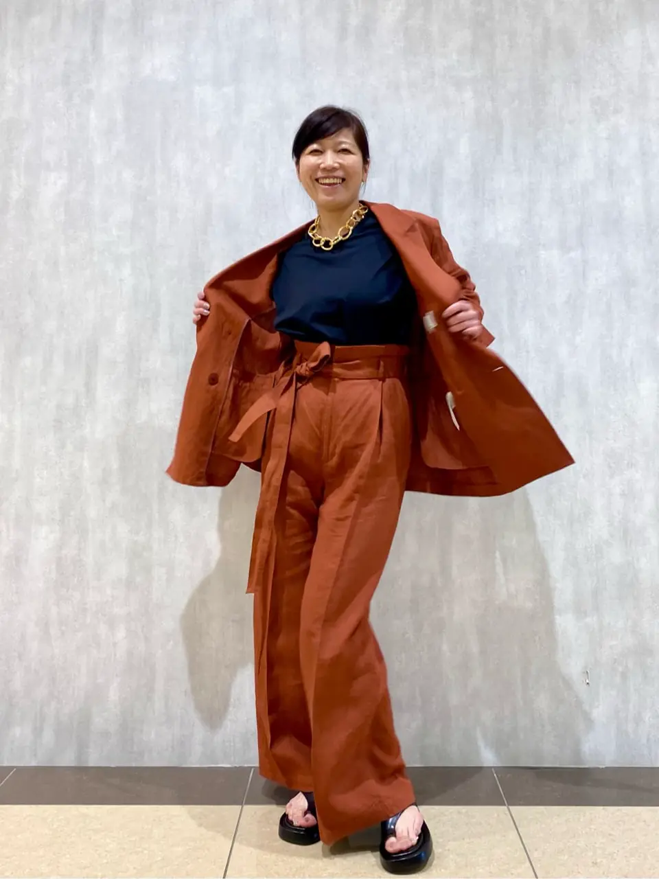 ONWARD CROSSET SELECT 長利 コーディネート画像