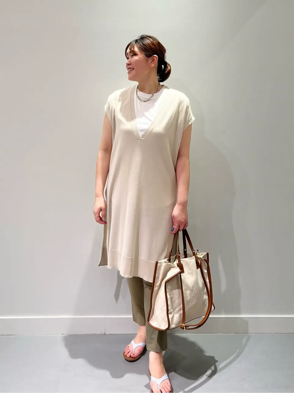 ONWARD CROSSET SELECT 林 コーディネート画像