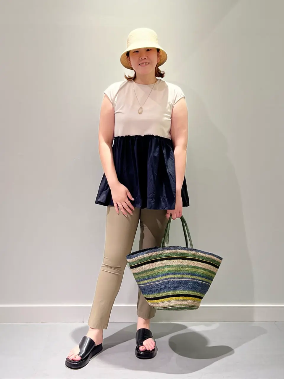 ONWARD CROSSET SELECT 林 コーディネート画像