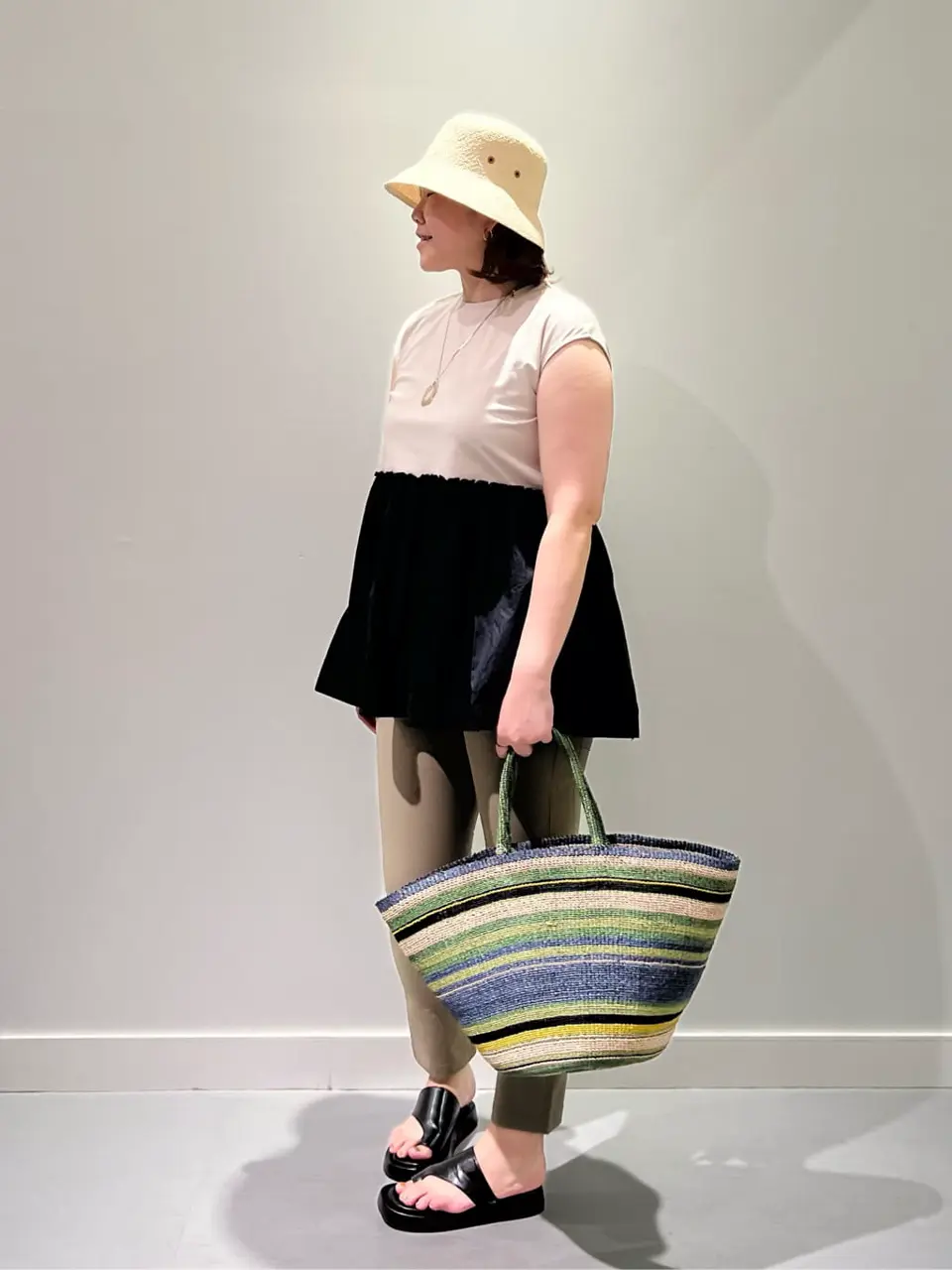 ONWARD CROSSET SELECT 林 コーディネート画像