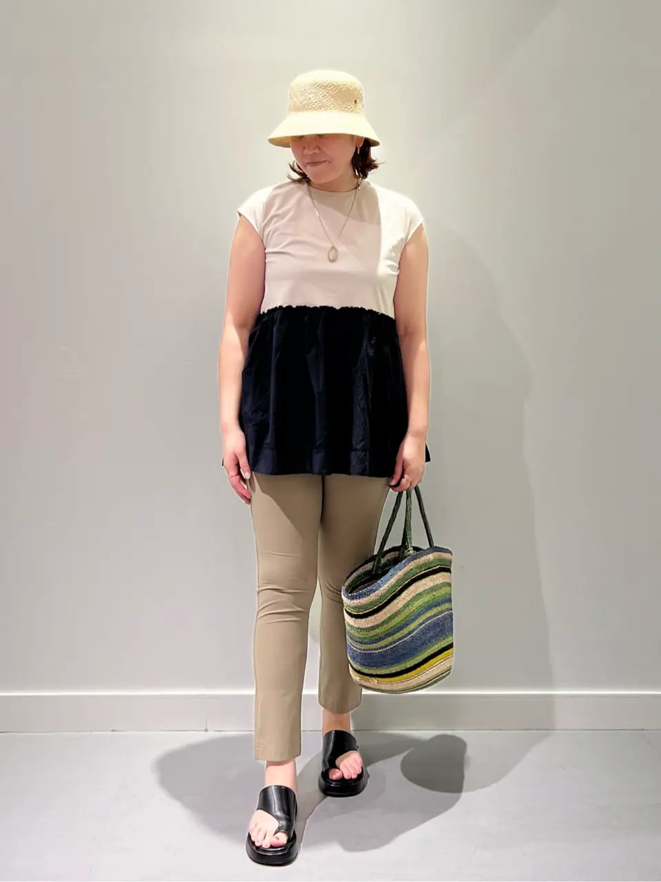 ONWARD CROSSET SELECT 林 コーディネート画像