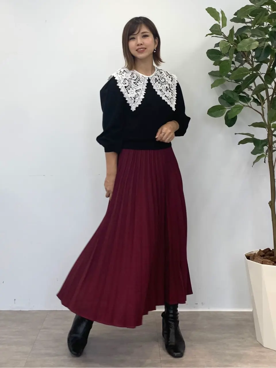  tomo コーディネート画像