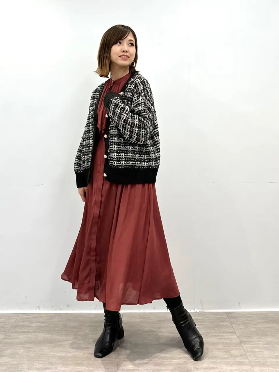  tomo コーディネート画像