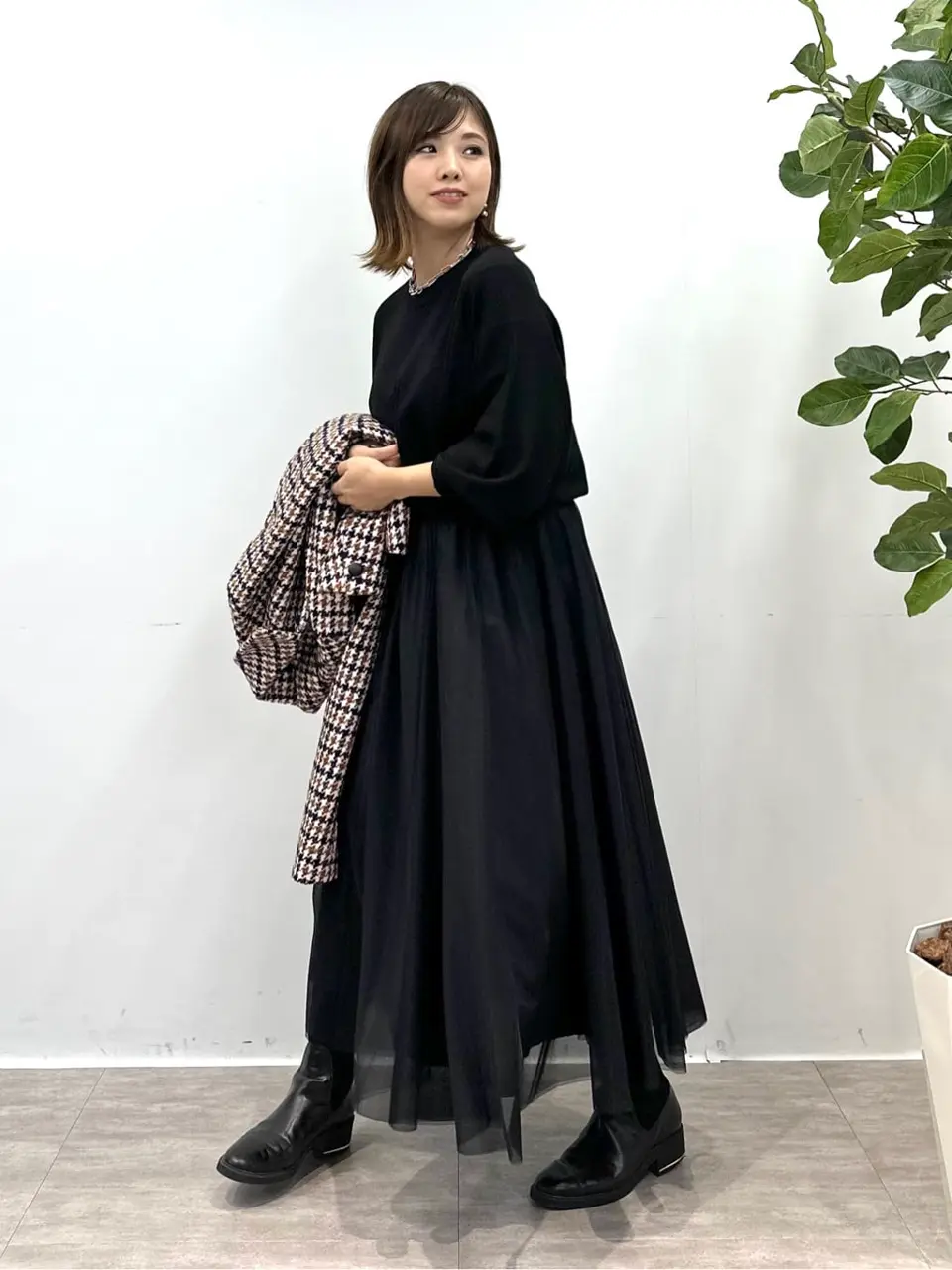  tomo コーディネート画像