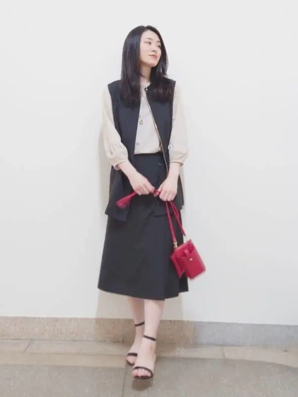  最上 コーディネート画像