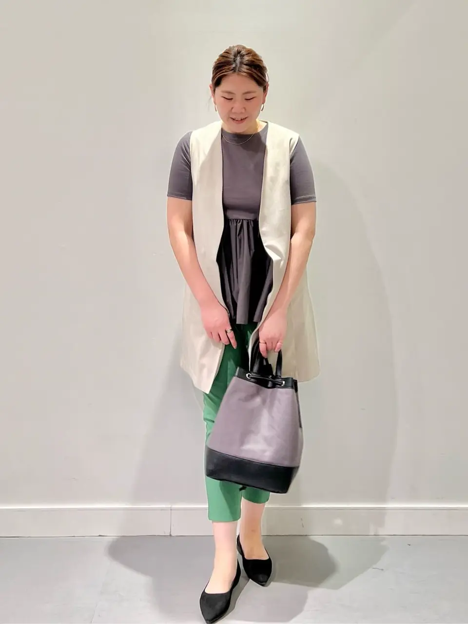 ONWARD CROSSET SELECT 林 コーディネート画像