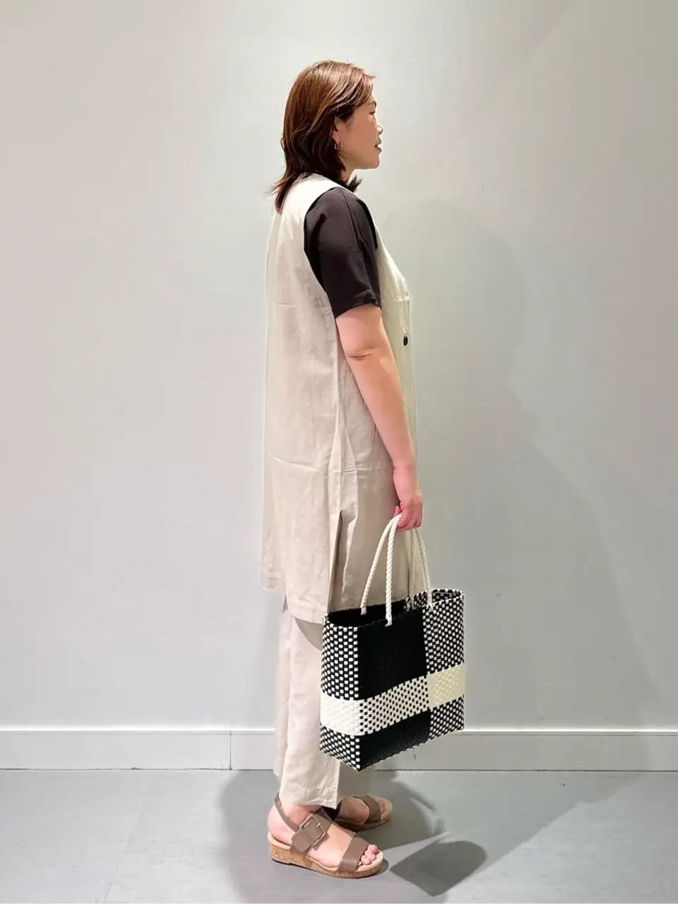 ONWARD CROSSET SELECT 林 コーディネート画像