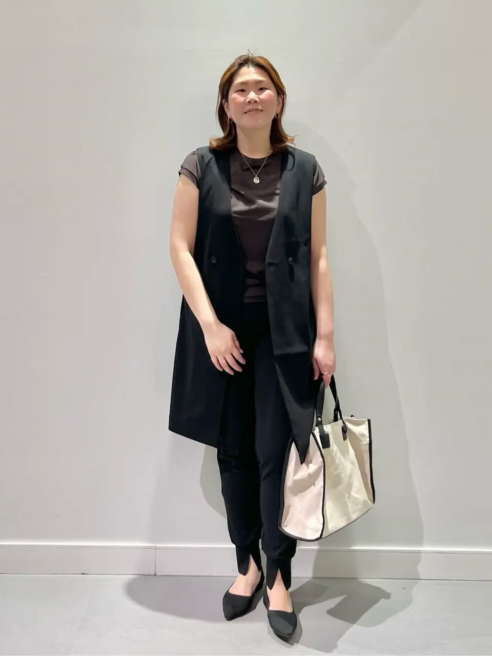 ONWARD CROSSET SELECT 林 コーディネート画像