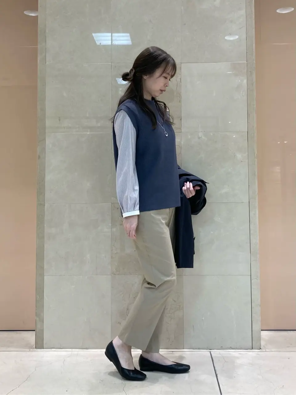 ONWARD CROSSET SELECT 檀 コーディネート画像