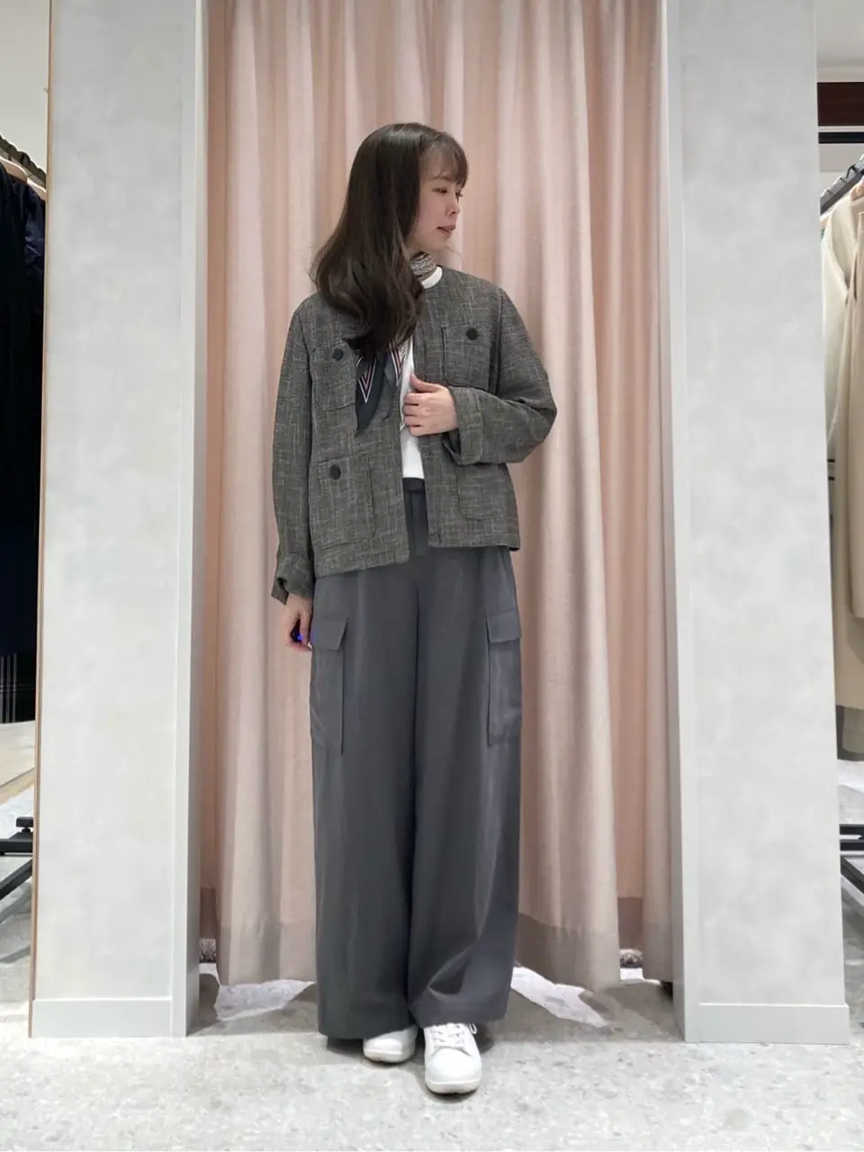 ONWARD CROSSET SELECT 檀 コーディネート画像