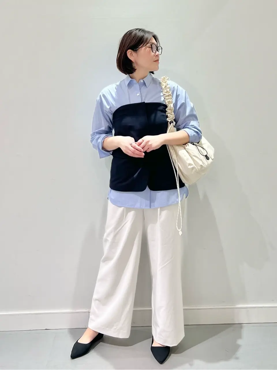 ONWARD CROSSET SELECT 林 コーディネート画像