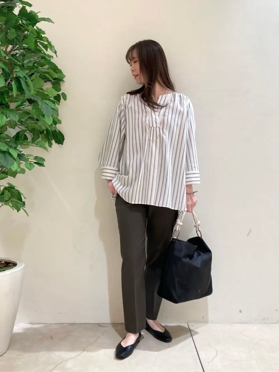 ONWARD CROSSET SELECT 檀 コーディネート画像