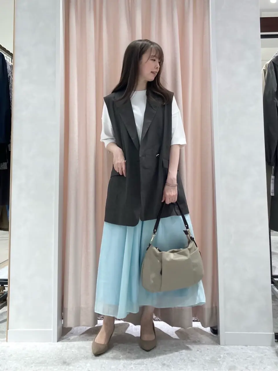 ONWARD CROSSET SELECT 檀 コーディネート画像