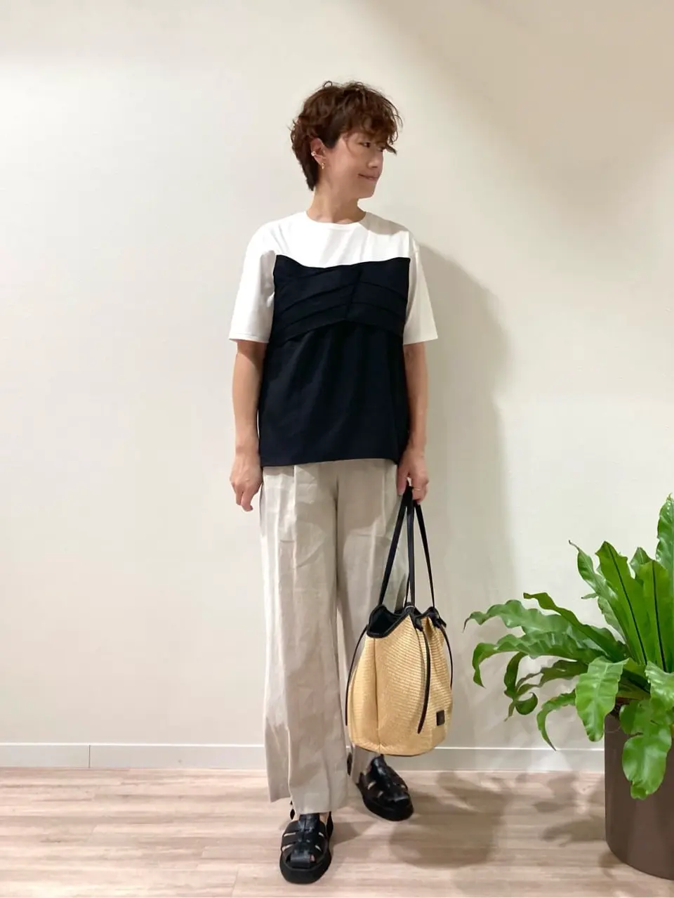 ONWARD CROSSET SELECT 照木 コーディネート画像