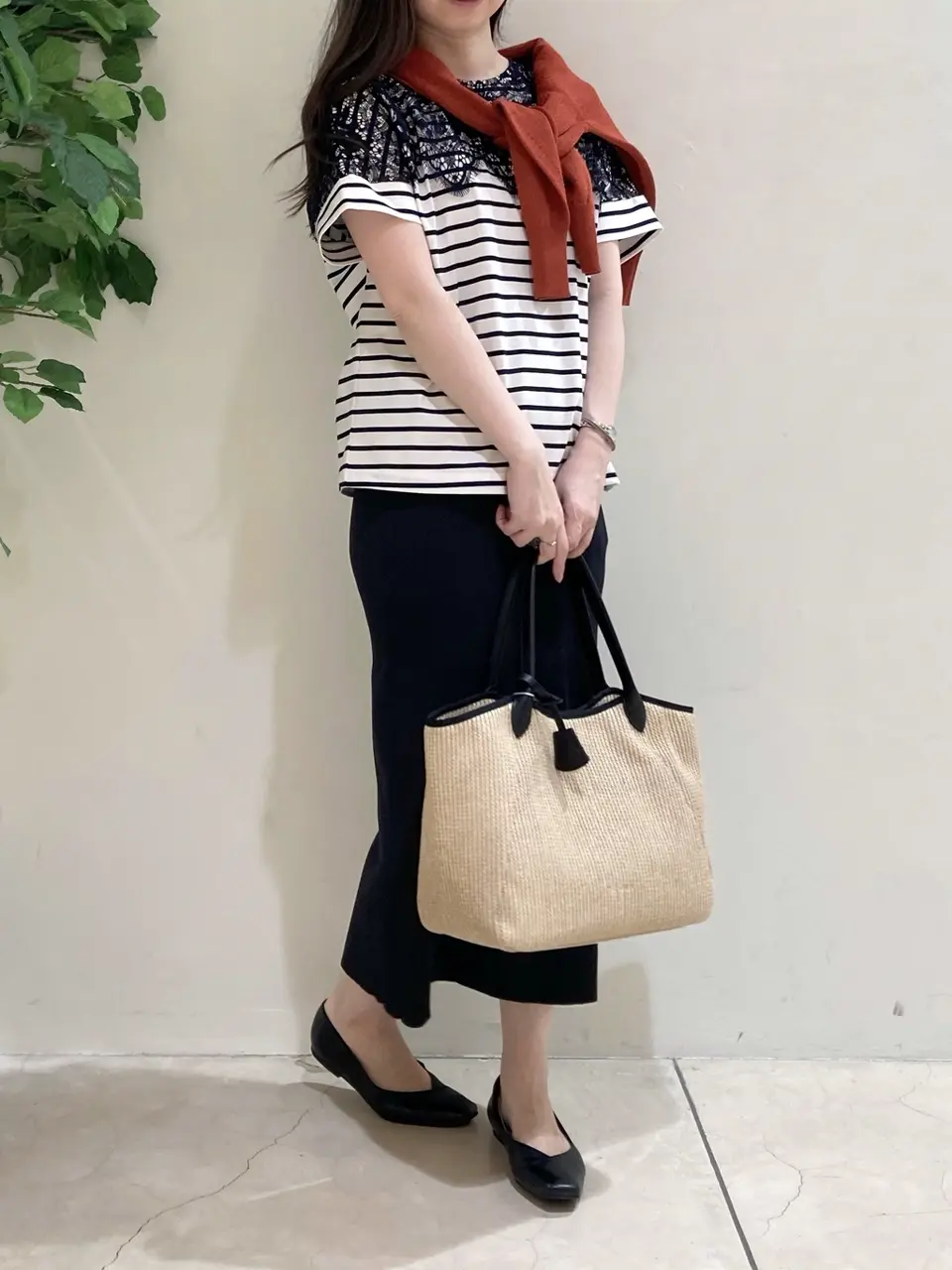 ONWARD CROSSET SELECT 檀 コーディネート画像