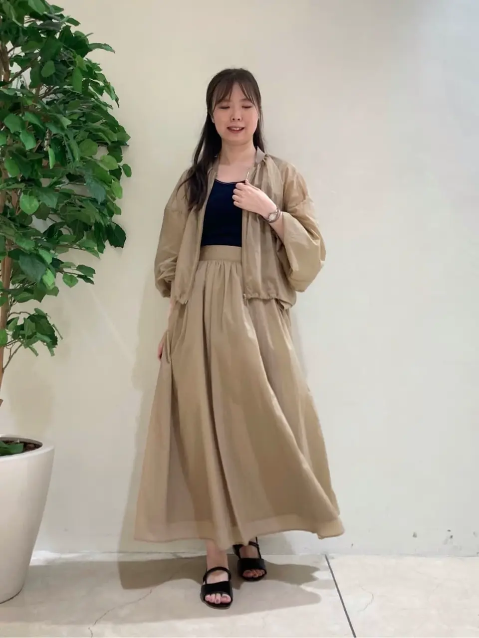 ONWARD CROSSET SELECT 檀 コーディネート画像