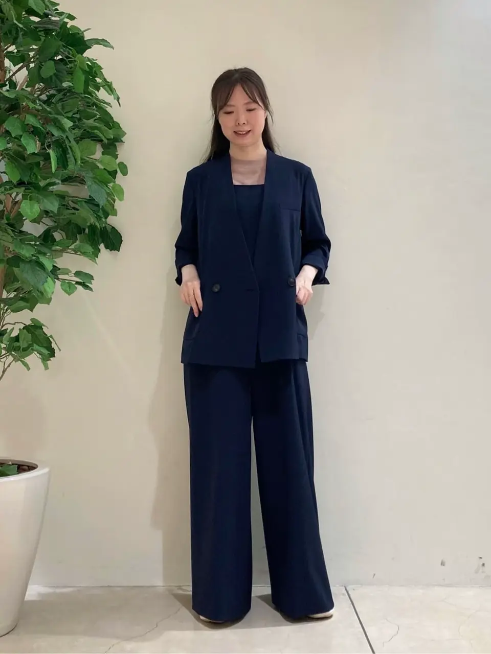 ONWARD CROSSET SELECT 檀 コーディネート画像