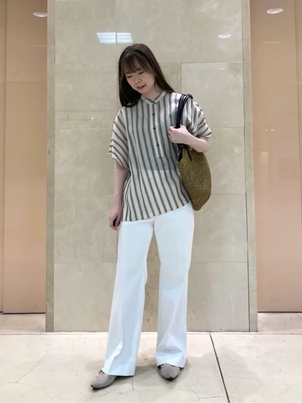 ONWARD CROSSET SELECT 檀 コーディネート画像