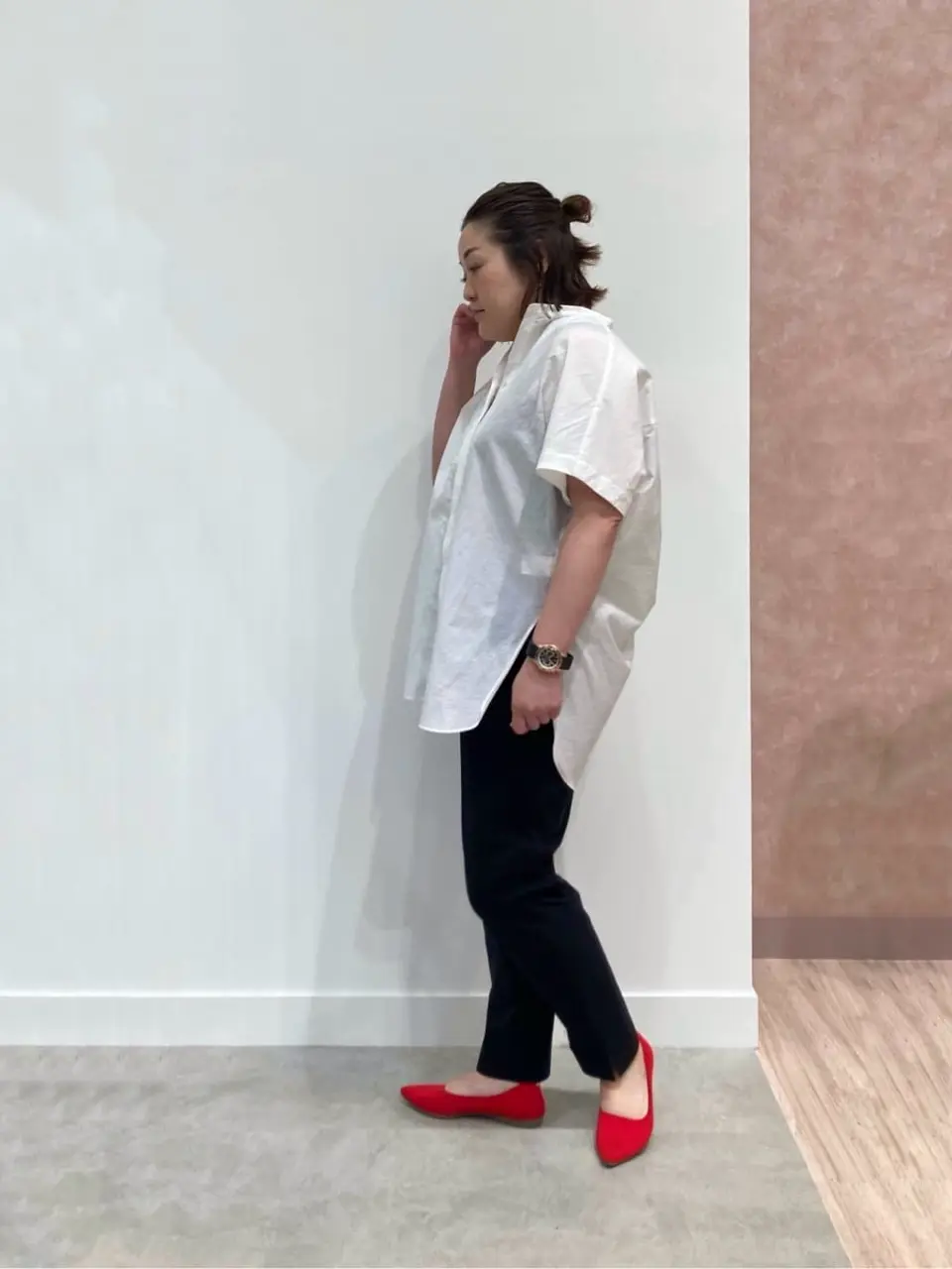 ONWARD CROSSET SELECT 野村 コーディネート画像