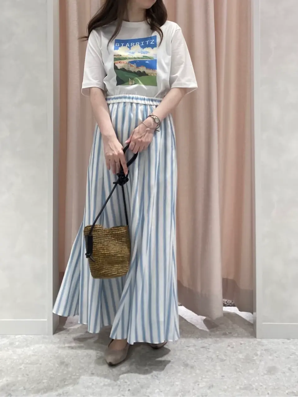 ONWARD CROSSET SELECT 檀 コーディネート画像