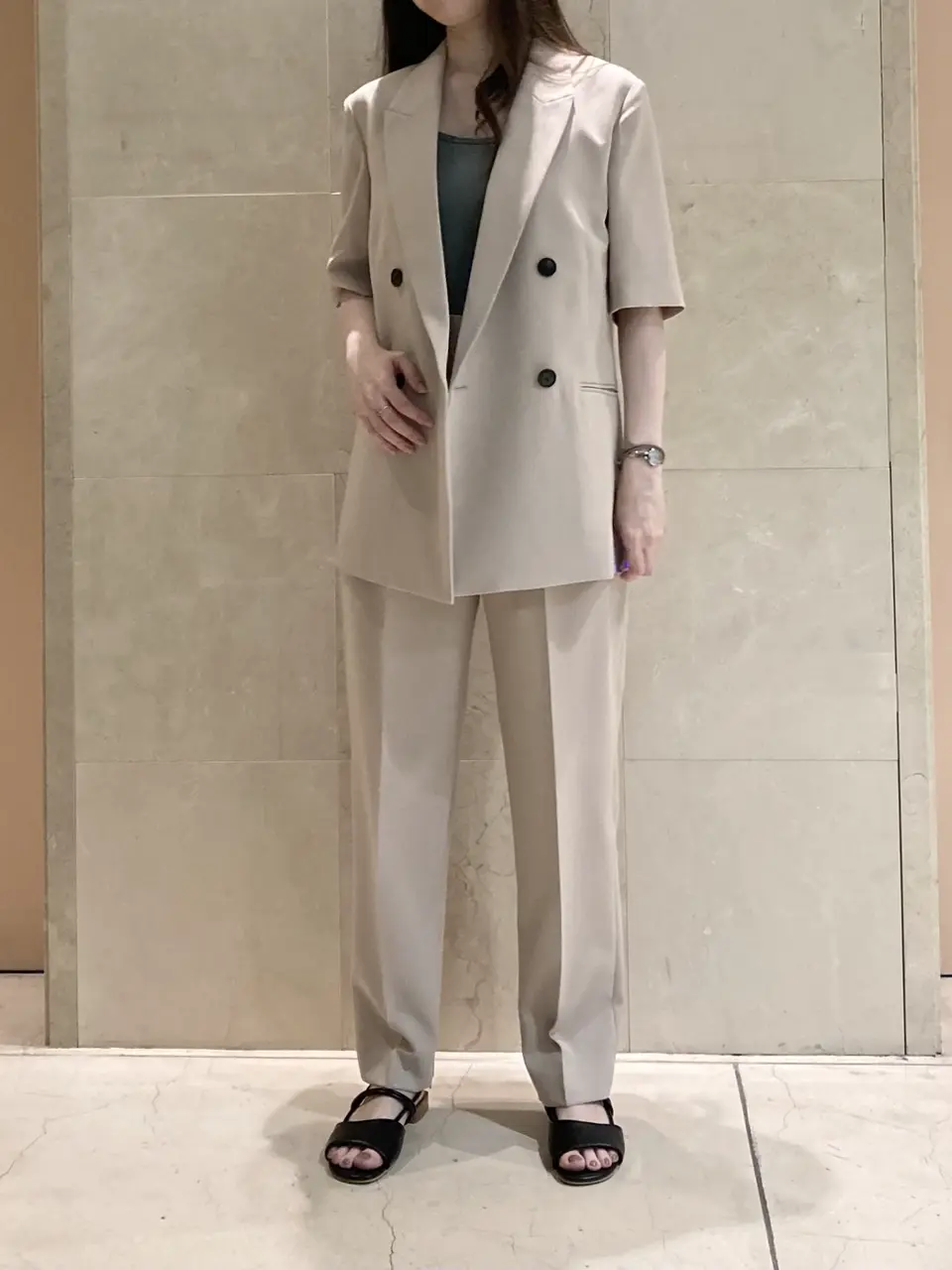 ONWARD CROSSET SELECT 檀 コーディネート画像