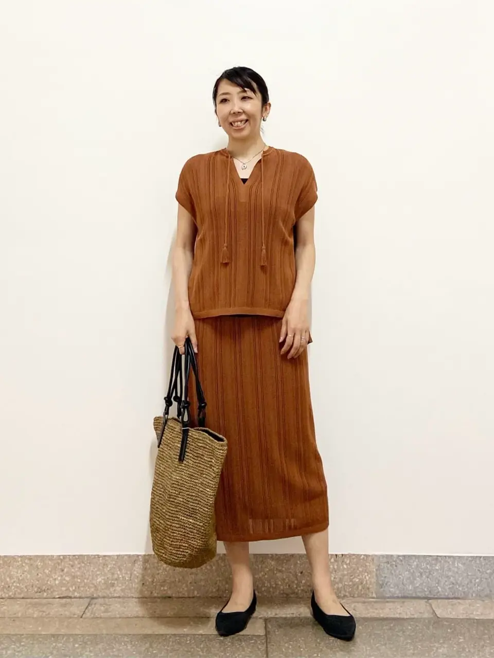 ONWARD CROSSET SELECT 佐藤 コーディネート画像