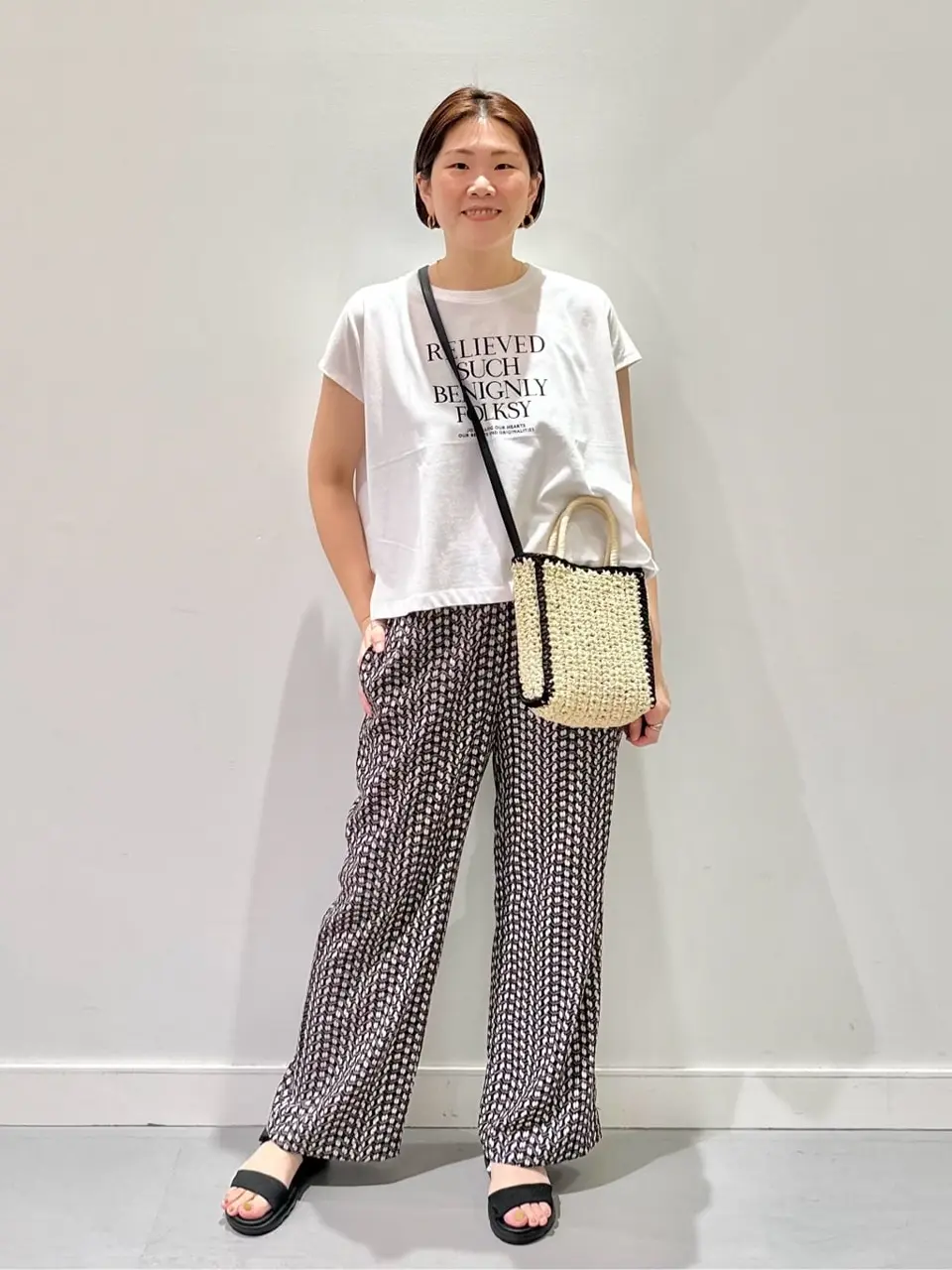 ONWARD CROSSET SELECT 林 コーディネート画像