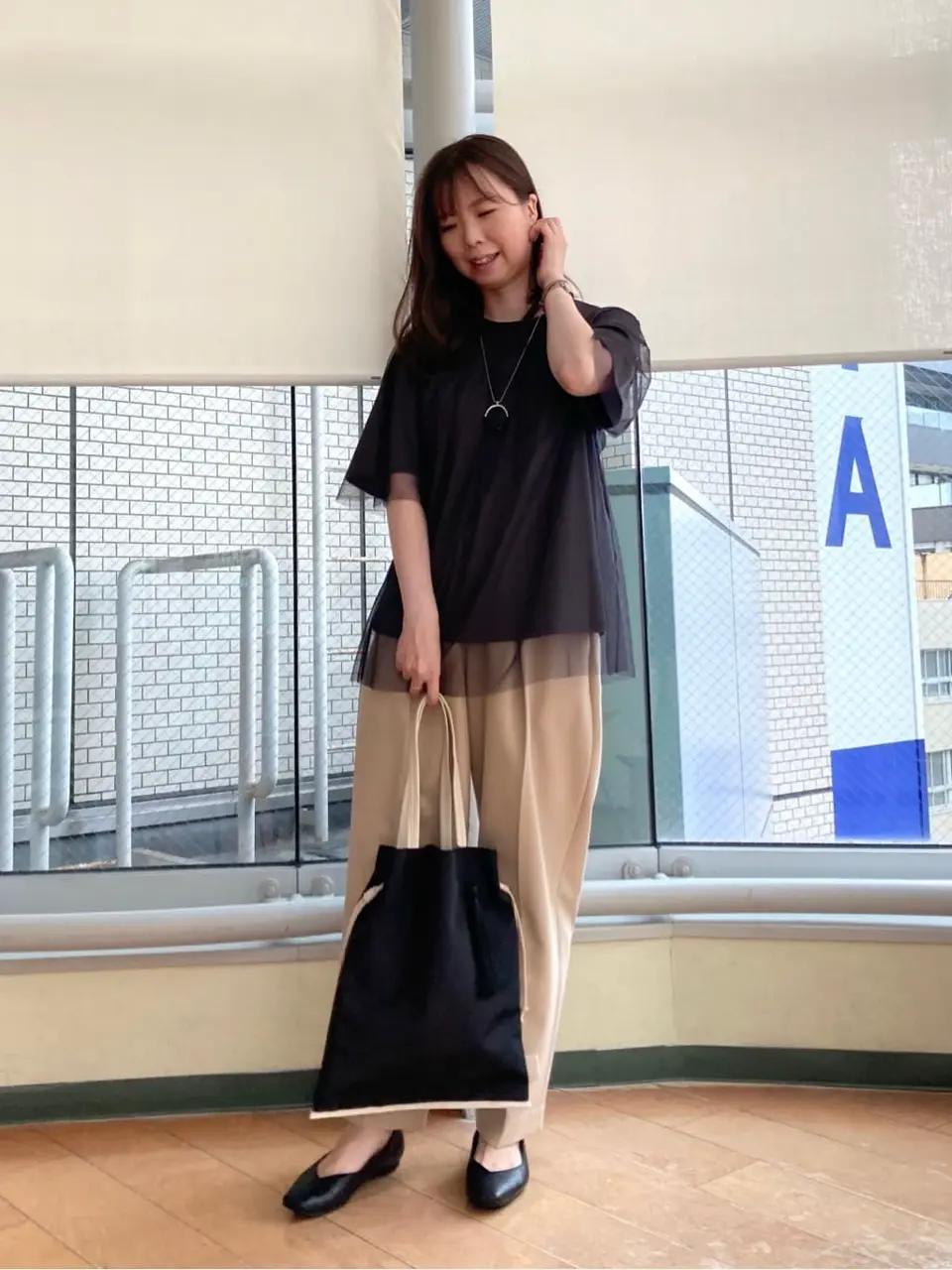 ONWARD CROSSET SELECT 檀 コーディネート画像