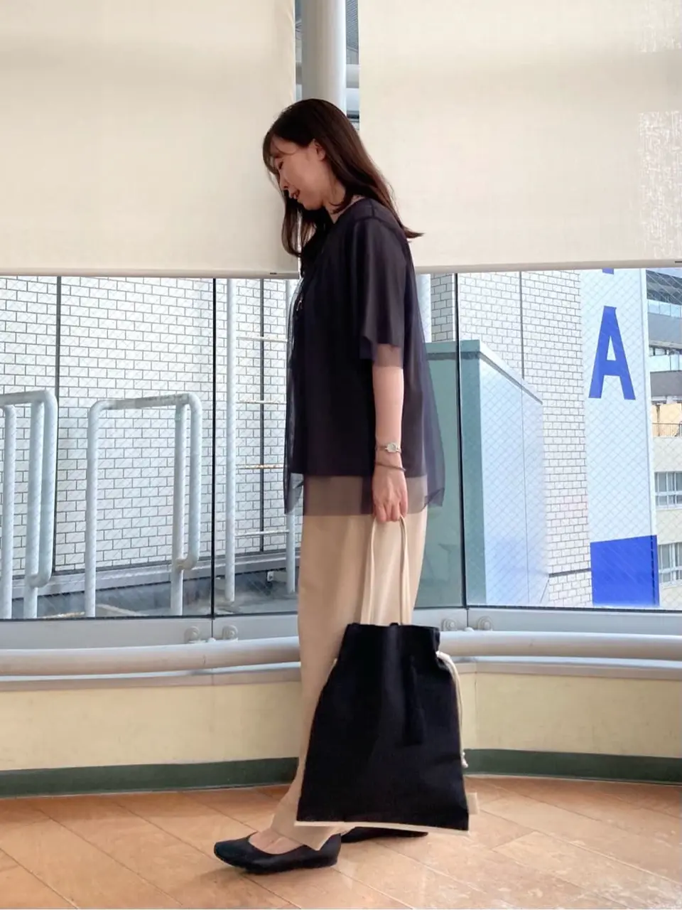 ONWARD CROSSET SELECT 檀 コーディネート画像