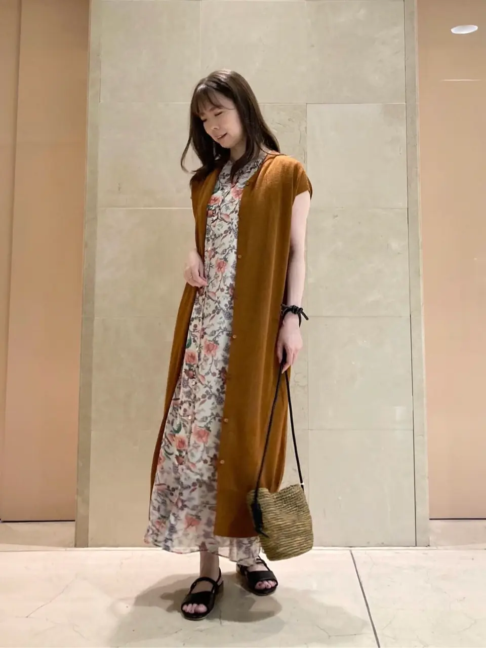 ONWARD CROSSET SELECT 檀 コーディネート画像