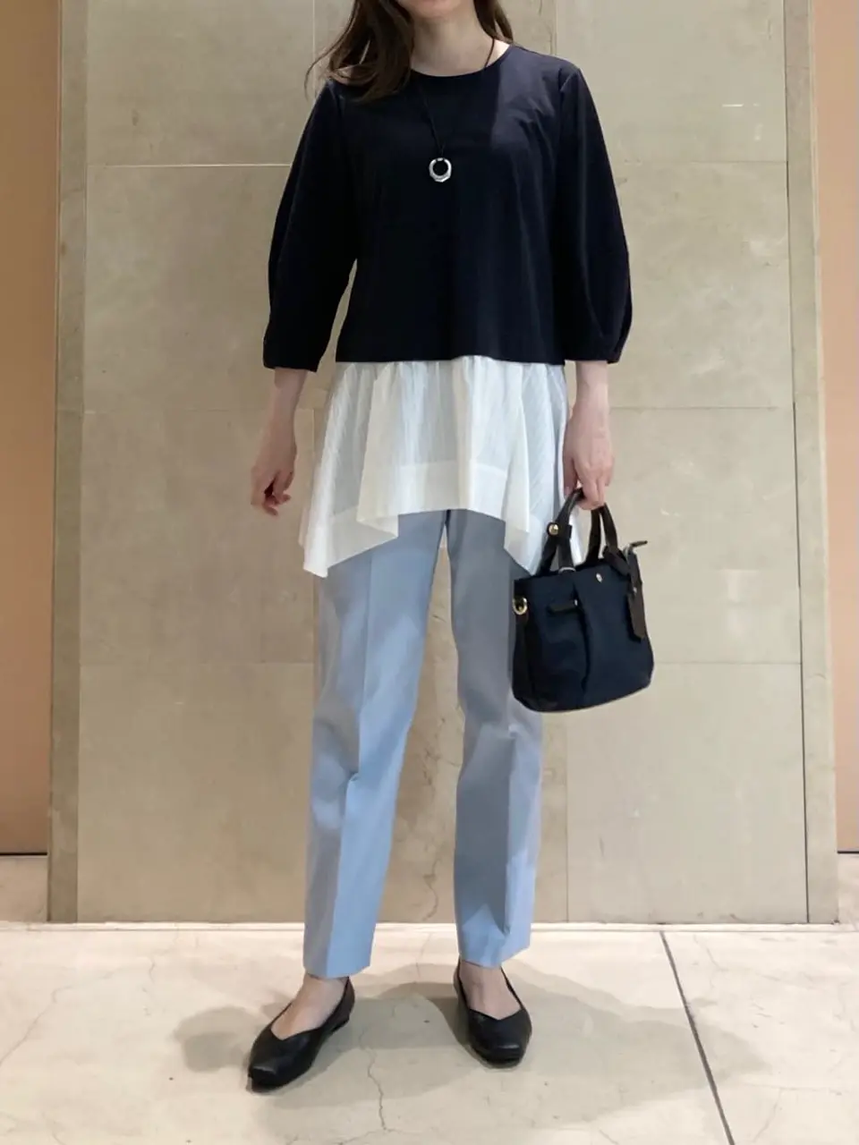 ONWARD CROSSET SELECT 檀 コーディネート画像