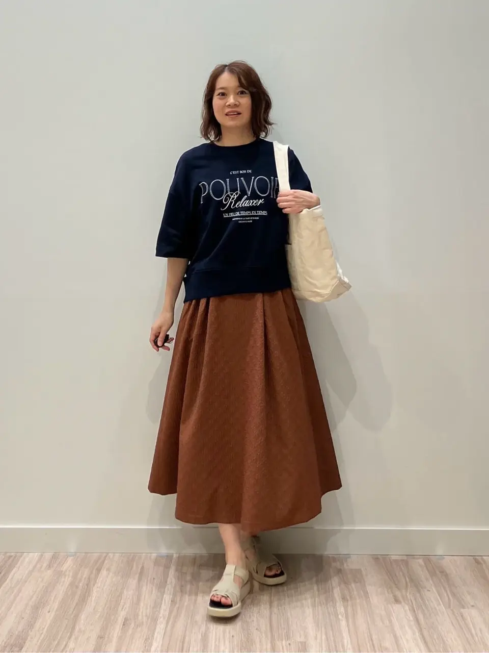 ONWARD CROSSET SELECT 林 コーディネート画像