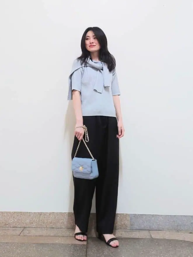  最上 コーディネート画像