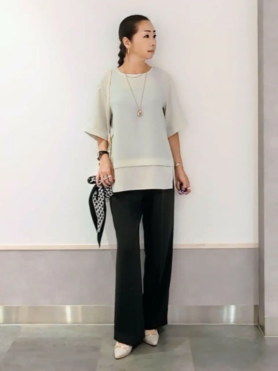 ONWARD CROSSET SELECT niwa コーディネート画像