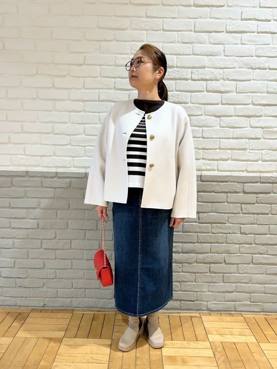 ONWARD CROSSET SELECT nori コーディネート画像