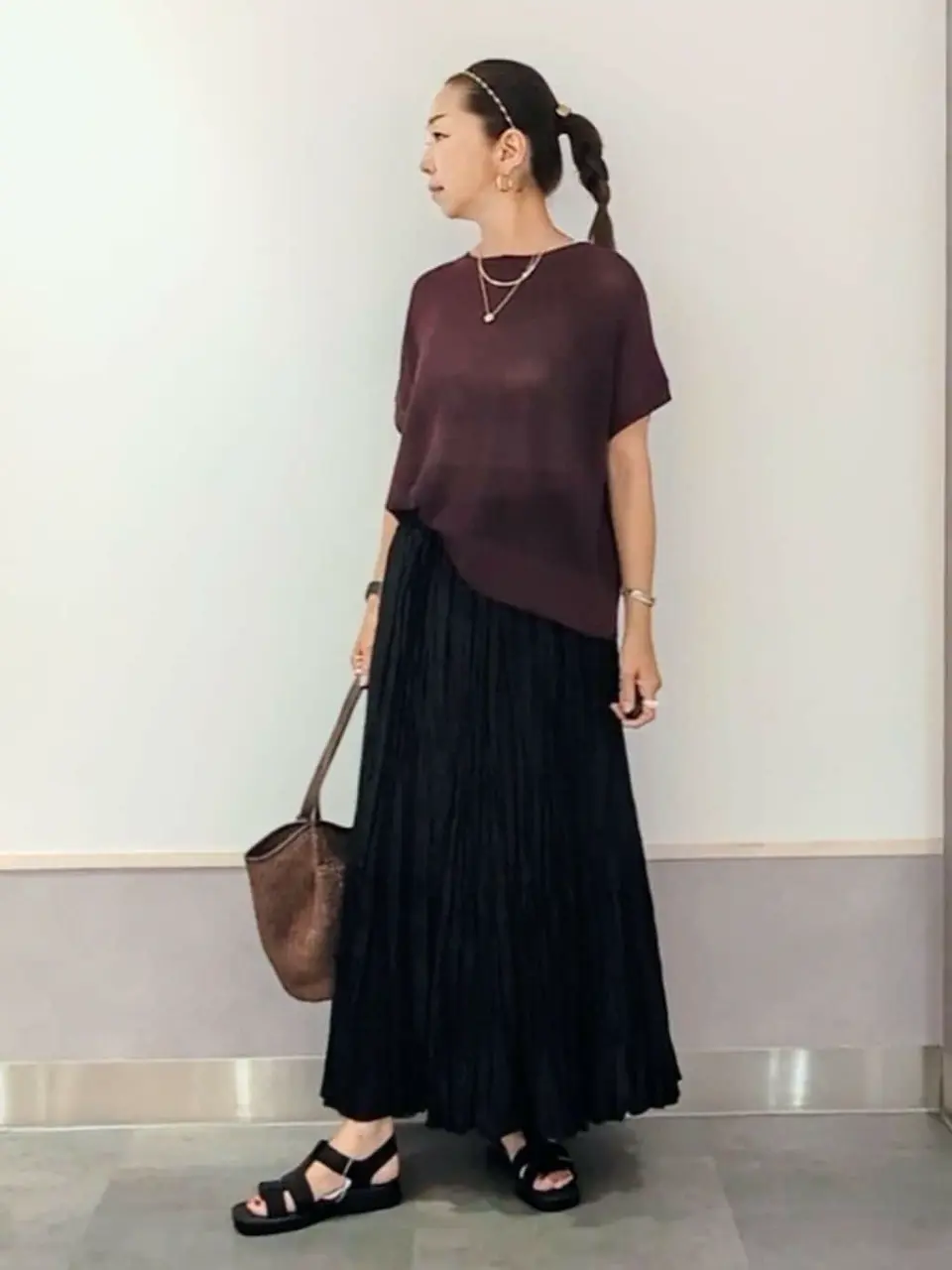 ONWARD CROSSET SELECT niwa コーディネート画像