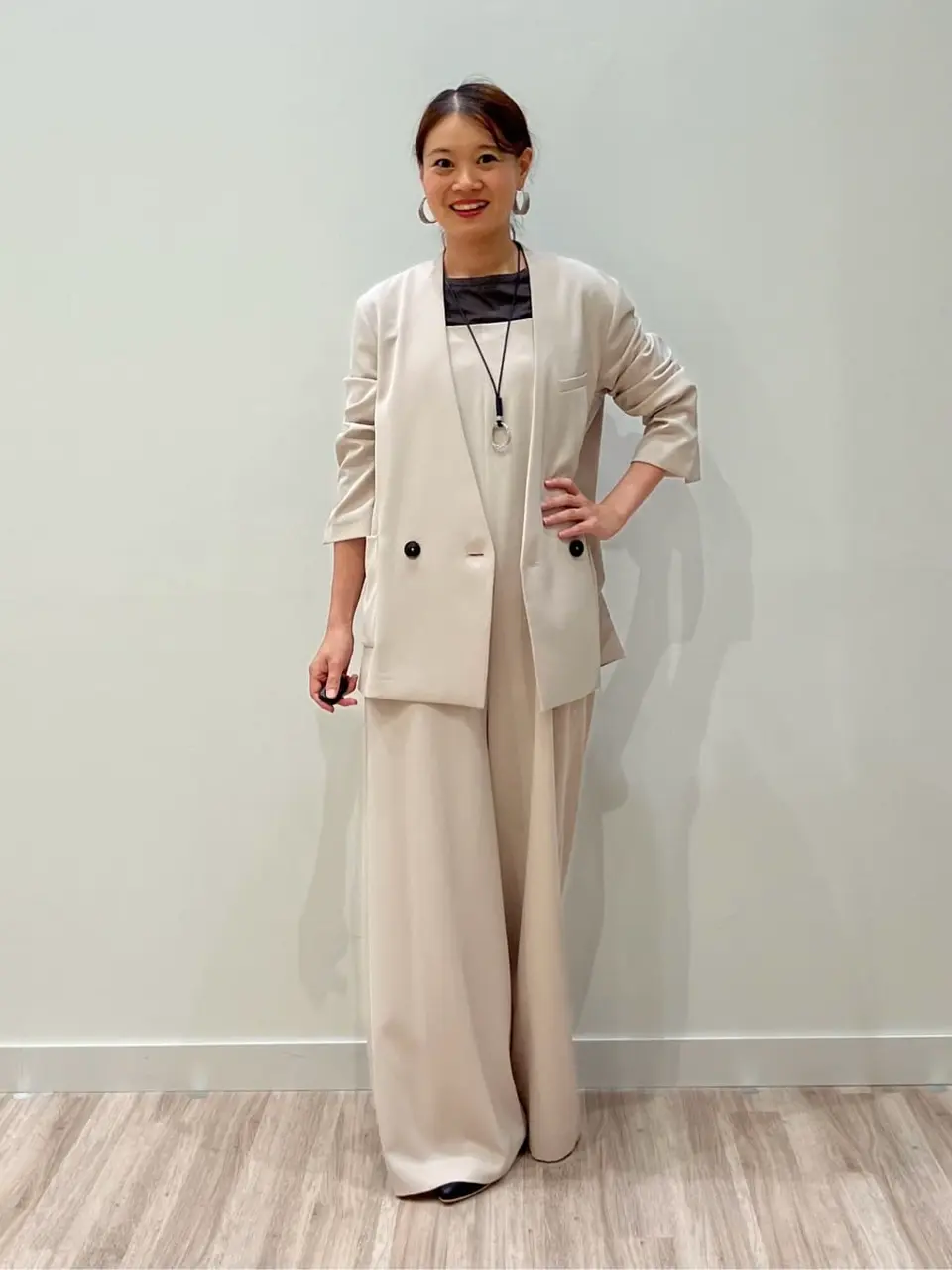 ONWARD CROSSET SELECT 林 コーディネート画像