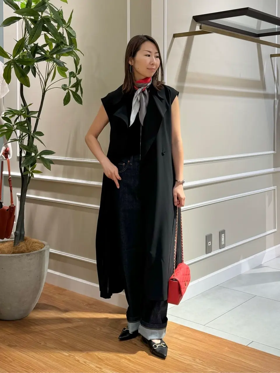 ONWARD CROSSET SELECT KURIYAMA コーディネート画像