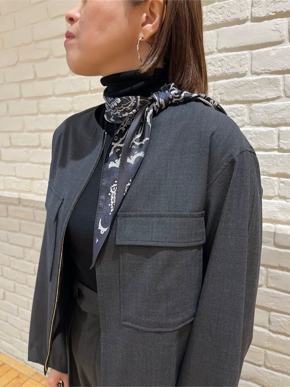 ONWARD CROSSET SELECT TAMAGAWA コーディネート画像