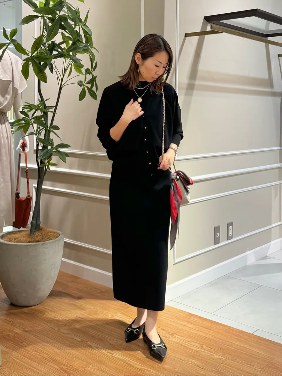 ONWARD CROSSET SELECT KURIYAMA コーディネート画像