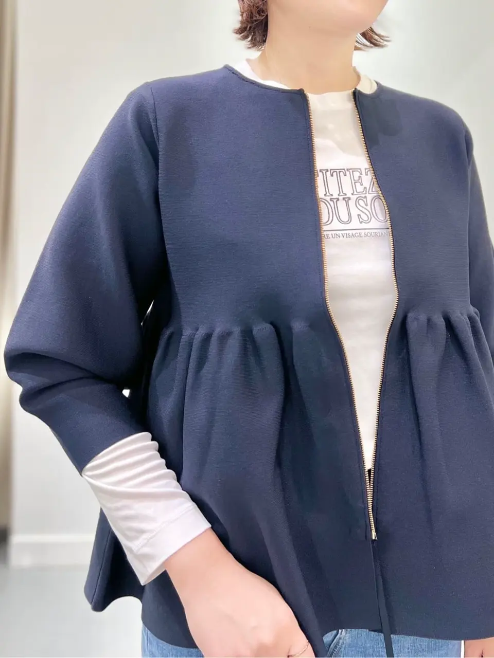 ONWARD CROSSET SELECT 林 コーディネート画像