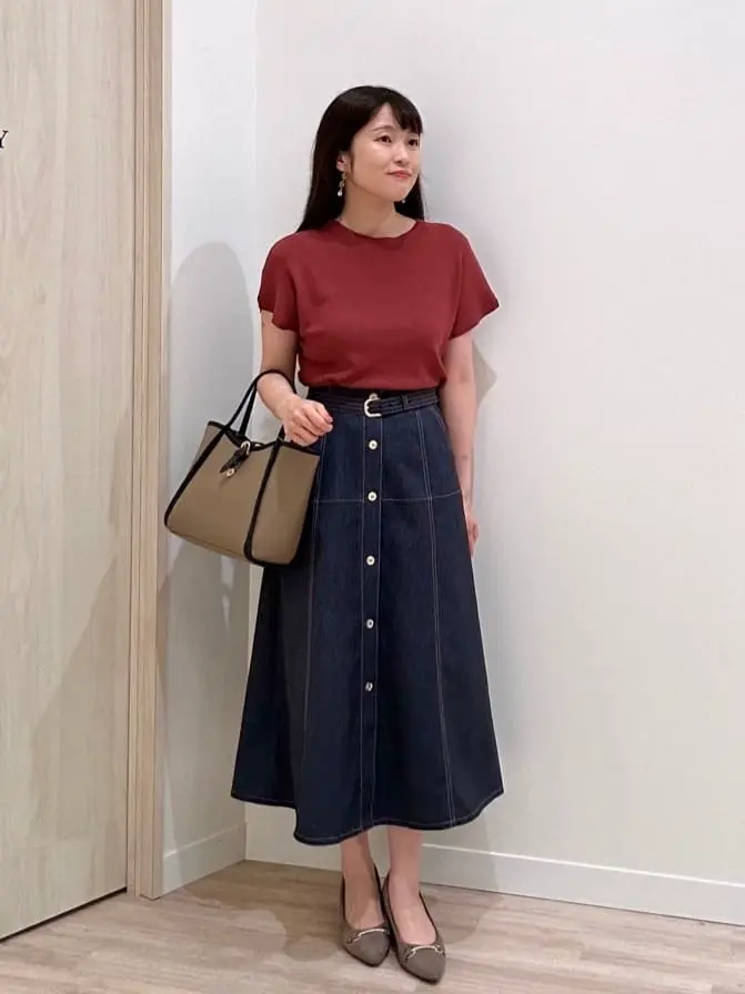 ONWARD CROSSET SELECT 大島 コーディネート画像