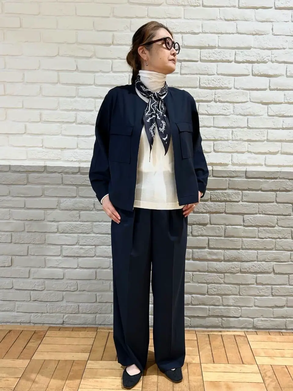 ONWARD CROSSET SELECT nori コーディネート画像