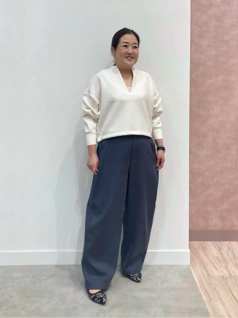 ONWARD CROSSET SELECT 野村 コーディネート画像