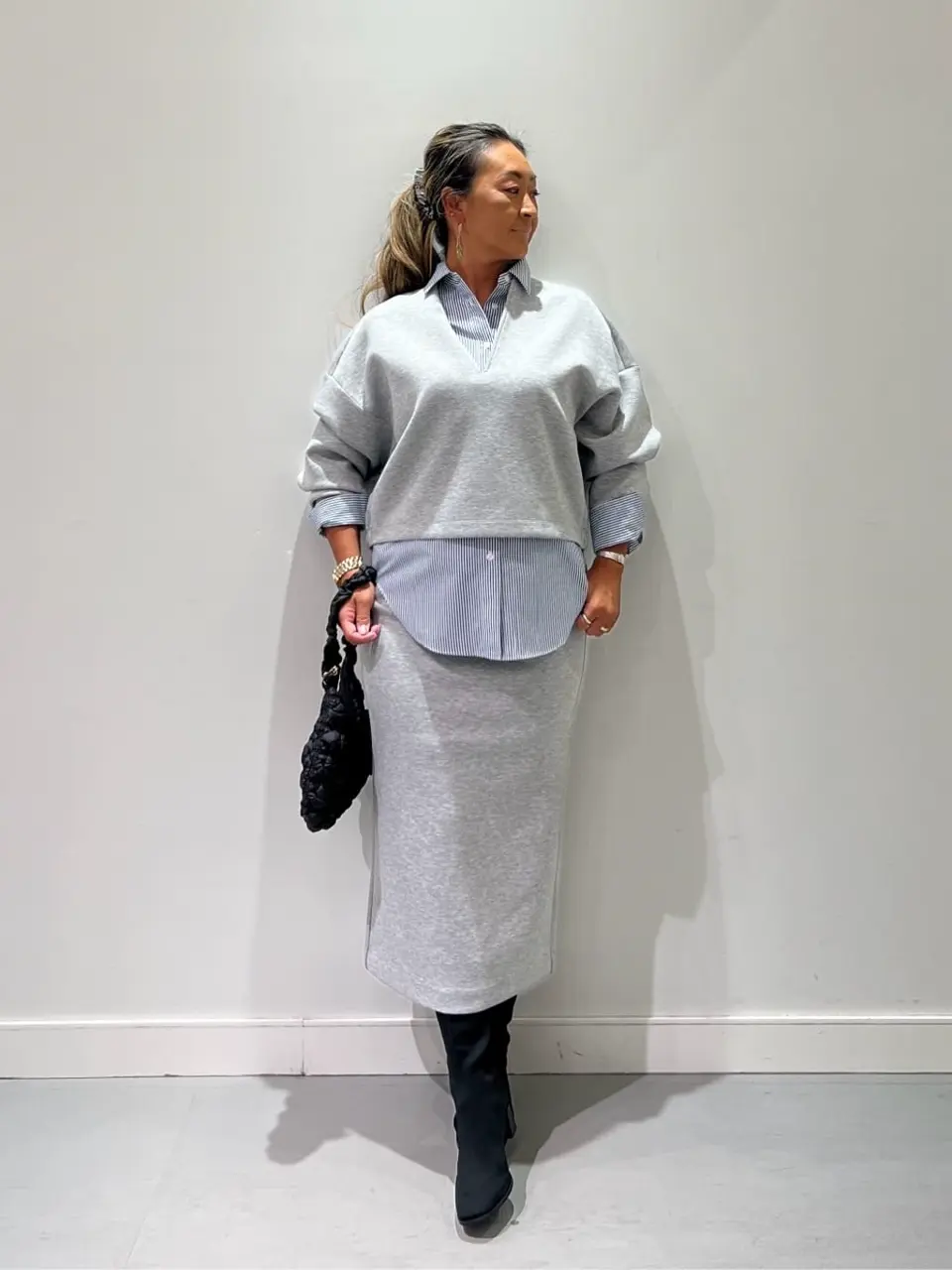  流石　 コーディネート画像