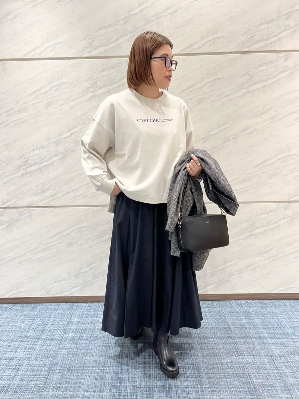 ONWARD CROSSET SELECT TAMAGAWA コーディネート画像