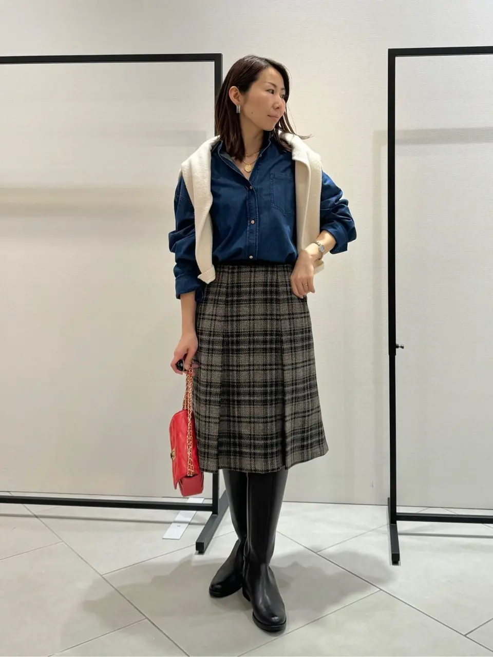 ONWARD CROSSET SELECT KURIYAMA コーディネート画像