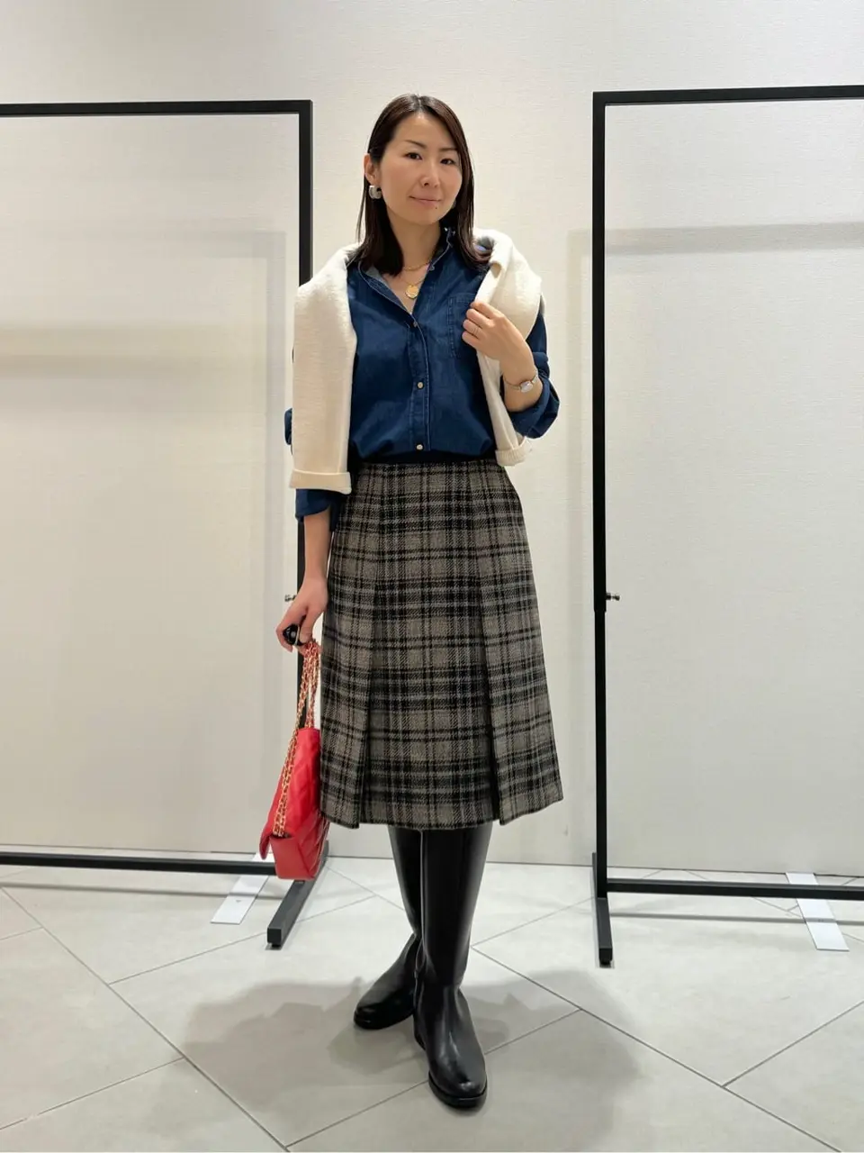 ONWARD CROSSET SELECT KURIYAMA コーディネート画像