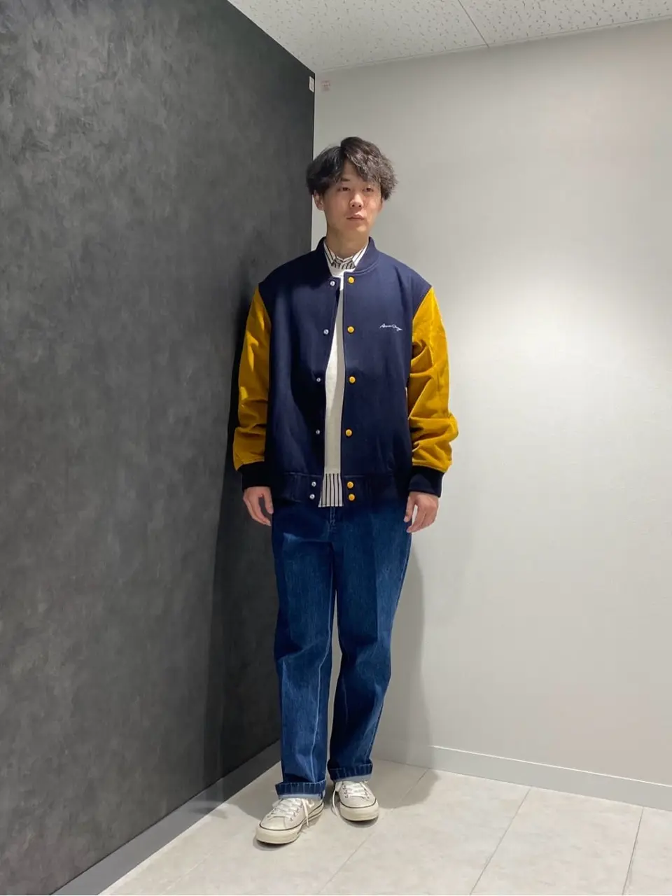 AaronChang】【UNISEX】バーシティジャケット / J.PRESS MEN