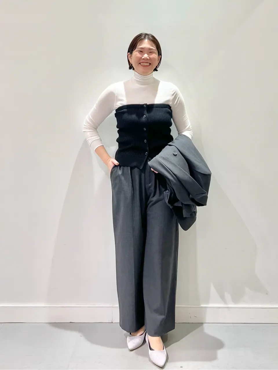 ONWARD CROSSET SELECT 林 コーディネート画像